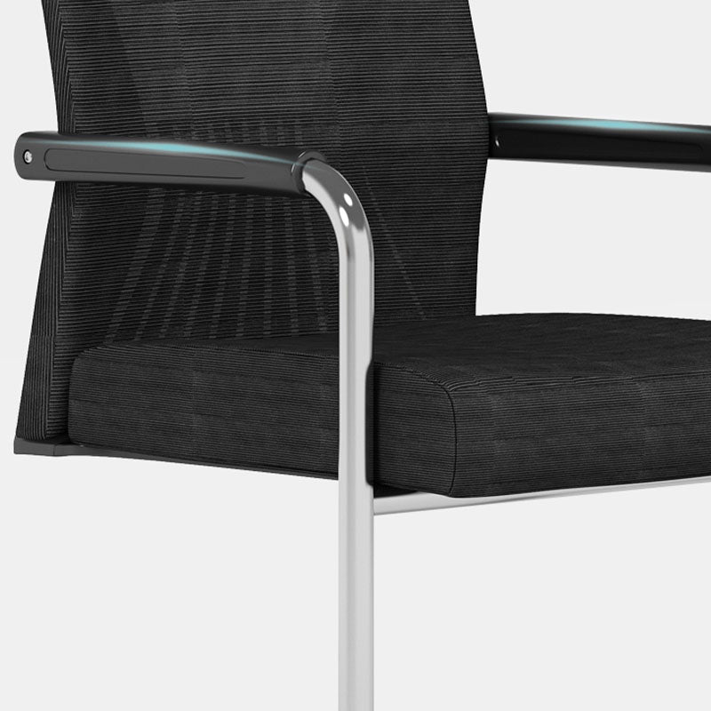 Chaise de bureau à armes fixes contemporaines chaise de bureau de back-office