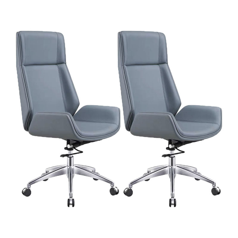 Fixes Waffenstuhl mit hoher zurückhaltender Ergonomic Leder Office Stuhl