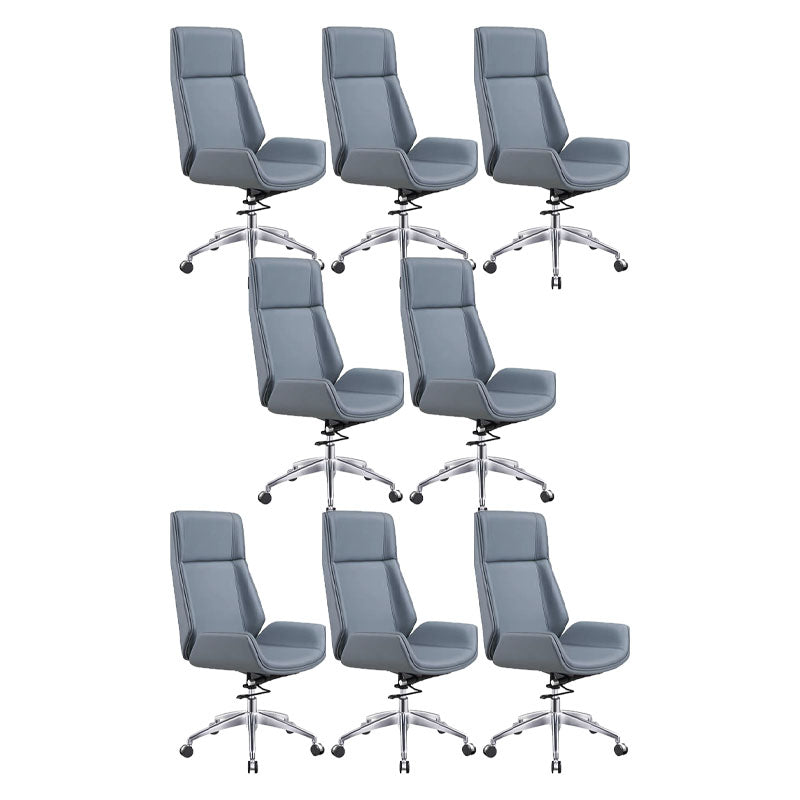 Fixes Waffenstuhl mit hoher zurückhaltender Ergonomic Leder Office Stuhl