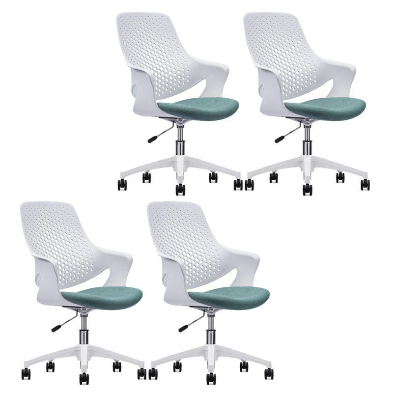 Chaise moderne au milieu du dos ergonomique tâche d'ordinateur chaise de bureau en plastique