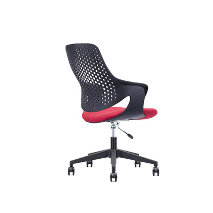 Chaise moderne au milieu du dos ergonomique tâche d'ordinateur chaise de bureau en plastique