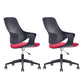Chaise moderne au milieu du dos ergonomique tâche d'ordinateur chaise de bureau en plastique