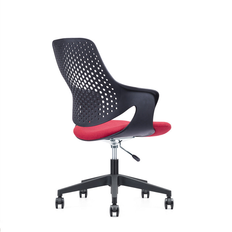Chaise moderne au milieu du dos ergonomique tâche d'ordinateur chaise de bureau en plastique