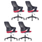 Chaise moderne au milieu du dos ergonomique tâche d'ordinateur chaise de bureau en plastique