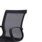 Mid-back Swivel/Tilt Chair Black Bureau Chair Fixed Arms Desk Chair