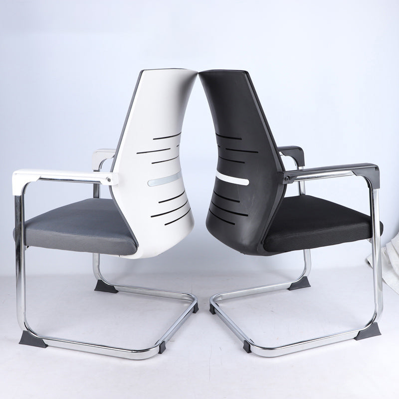 No Wheels Mid-back Office Chair Ergonomic Computer Task Mesh Desk Chair Clearhalo 'furn' 'furn_office_chair' 'Furniture' 'Office Chairs' 'Office Furniture' 'office_chair' 5723925