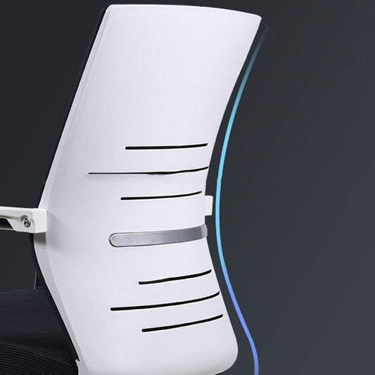 No Wheels Mid-back Office Chair Ergonomic Computer Task Mesh Desk Chair Clearhalo 'furn' 'furn_office_chair' 'Furniture' 'Office Chairs' 'Office Furniture' 'office_chair' 5723936