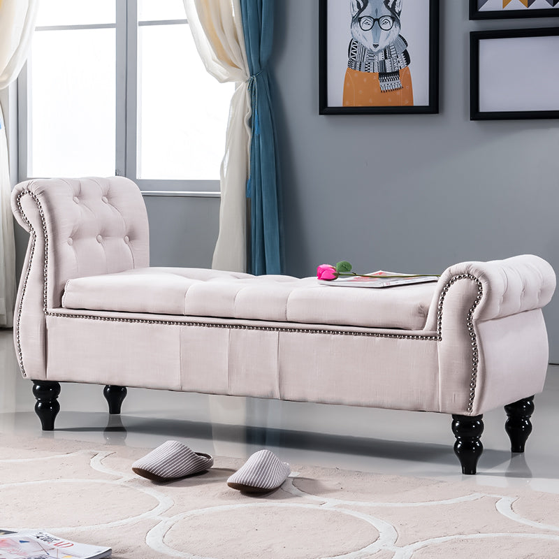 Restangolo di sedili da 17,7 "Banca imbottita con braccia