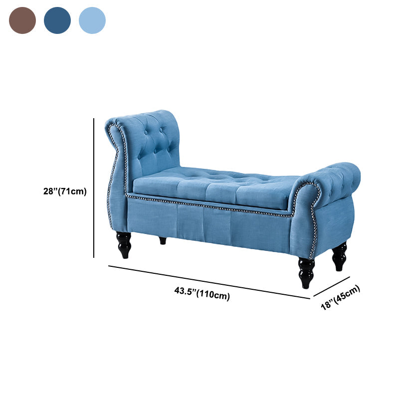 長方形17.7 "幅の座席ベンチ布張りの入り口ベンチ