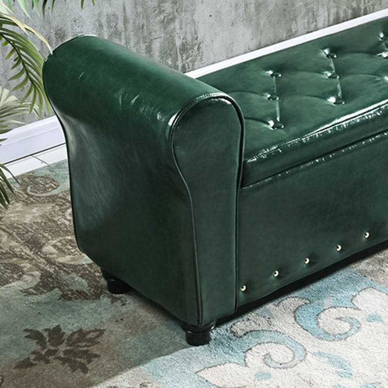 15.7" Wide Mid-Century Modern Entryway and Bedroom Bench Cushioned Bench Clearhalo 'Benches' 'Chairs & Seating' 'furn' 'furn_benches' 'Furniture' 'Living Room Furniture' 5724041