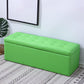 15.7" W Cushioned Seating Bench Modern Upholstered Entryway Bench Green Clearhalo 'Benches' 'Chairs & Seating' 'furn' 'furn_benches' 'Furniture' 'Living Room Furniture' 5724106