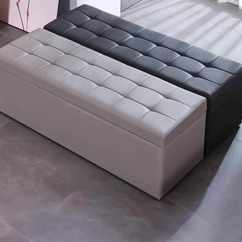 15.7" W Cushioned Seating Bench Modern Upholstered Entryway Bench Clearhalo 'Benches' 'Chairs & Seating' 'furn' 'furn_benches' 'Furniture' 'Living Room Furniture' 5724112