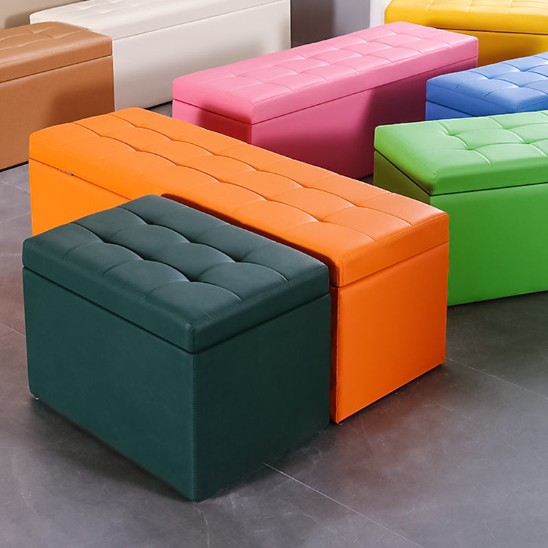 15.7" W Cushioned Seating Bench Modern Upholstered Entryway Bench Clearhalo 'Benches' 'Chairs & Seating' 'furn' 'furn_benches' 'Furniture' 'Living Room Furniture' 5724113