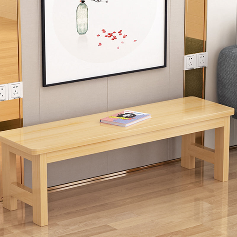 11.8" Wide Modern Entryway and Bedroom Bench Solid Wood Pine Bench Clearhalo 'Benches' 'Chairs & Seating' 'furn' 'furn_benches' 'Furniture' 'Living Room Furniture' 5724125