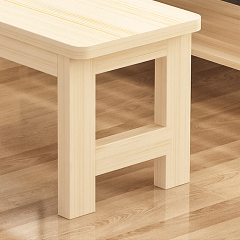 11.8" Wide Modern Entryway and Bedroom Bench Solid Wood Pine Bench Clearhalo 'Benches' 'Chairs & Seating' 'furn' 'furn_benches' 'Furniture' 'Living Room Furniture' 5724135