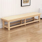 15.7" Wide Modern Entryway and Bedroom Bench Solid Wood Pine Bench Clearhalo 'Benches' 'Chairs & Seating' 'furn' 'furn_benches' 'Furniture' 'Living Room Furniture' 5724160