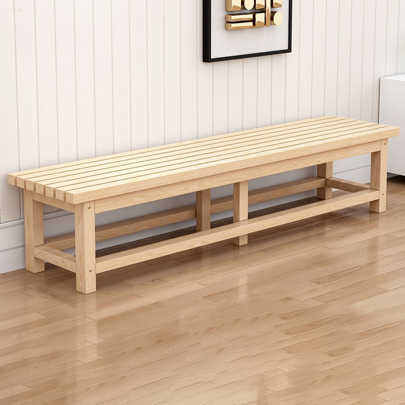15.7" Wide Modern Entryway and Bedroom Bench Solid Wood Pine Bench Clearhalo 'Benches' 'Chairs & Seating' 'furn' 'furn_benches' 'Furniture' 'Living Room Furniture' 5724160