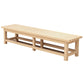 15.7" Wide Modern Entryway and Bedroom Bench Solid Wood Pine Bench Clearhalo 'Benches' 'Chairs & Seating' 'furn' 'furn_benches' 'Furniture' 'Living Room Furniture' 5724162