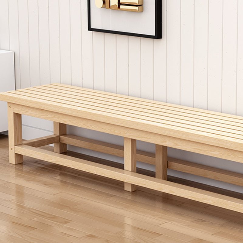 15.7" Wide Modern Entryway and Bedroom Bench Solid Wood Pine Bench Clearhalo 'Benches' 'Chairs & Seating' 'furn' 'furn_benches' 'Furniture' 'Living Room Furniture' 5724163