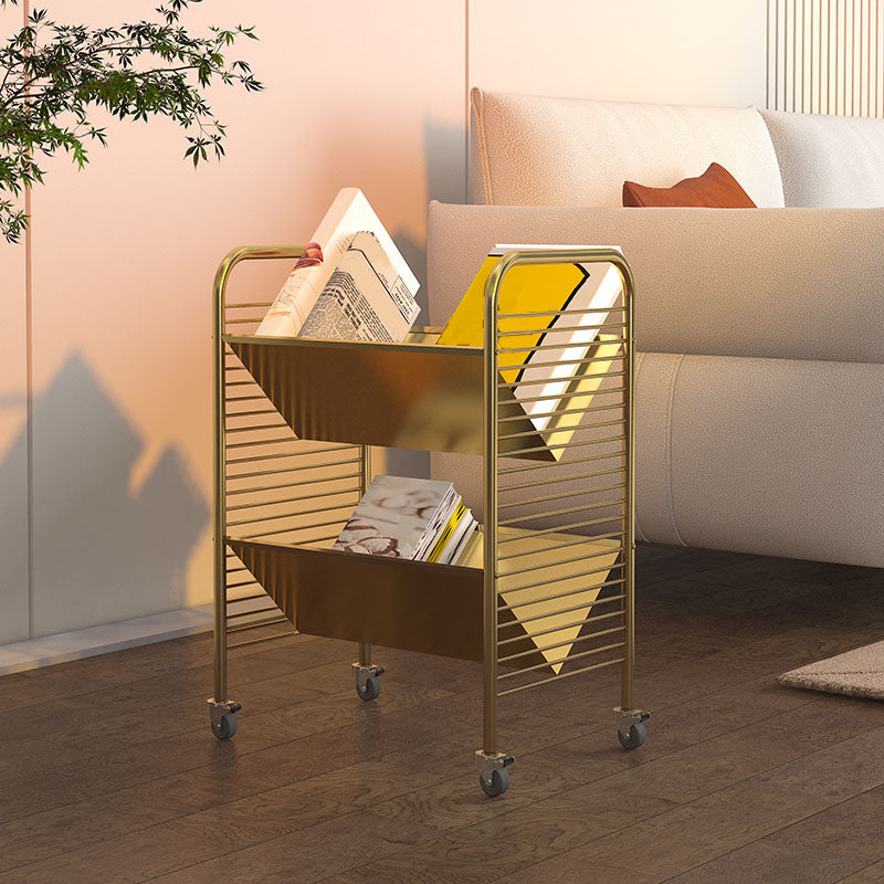 Libreria moderna libreria metallica geometrica libreria a scaffali aperti verticali in brundotto