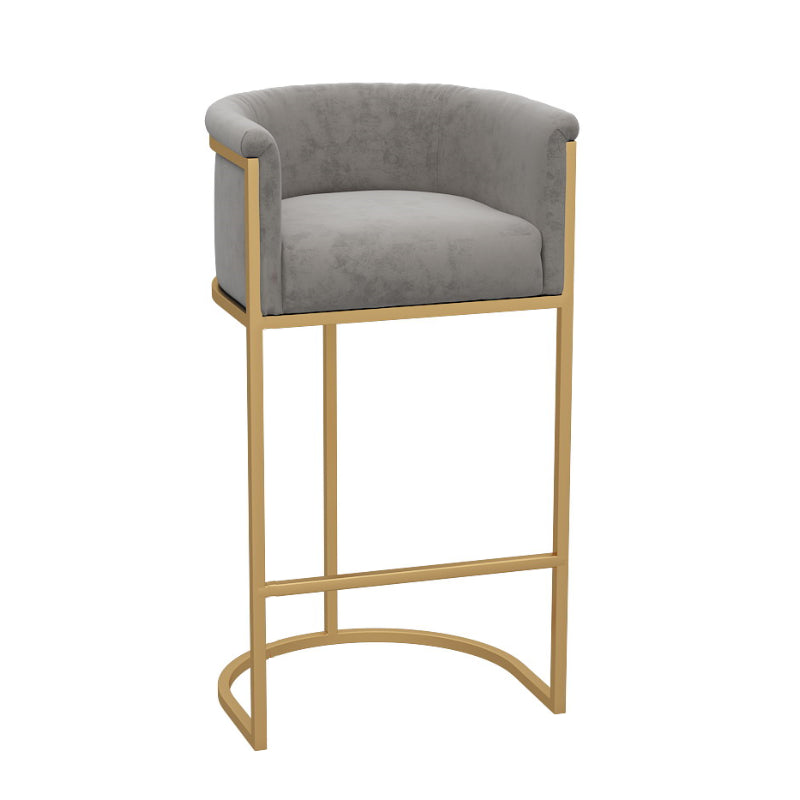 Sgabelli a secchio posteriore in stile nordico per sgabelli in tessuto imbottito in casa