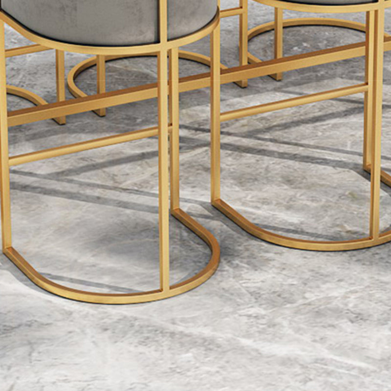 Sgabelli a secchio posteriore in stile nordico per sgabelli in tessuto imbottito in casa