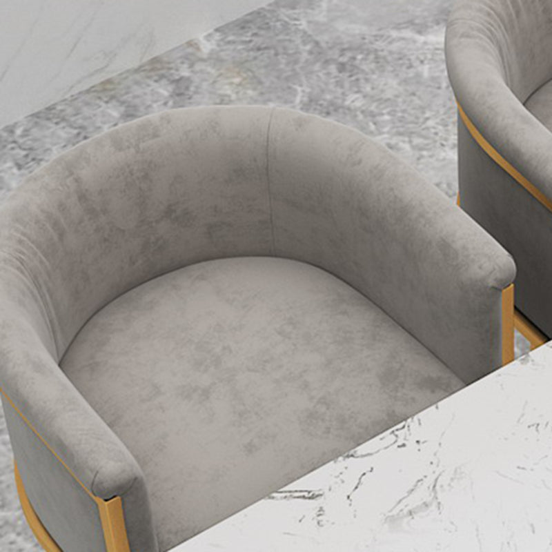 Sgabelli a secchio posteriore in stile nordico per sgabelli in tessuto imbottito in casa