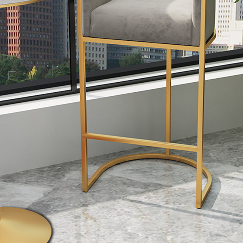 Sgabelli a secchio posteriore in stile nordico per sgabelli in tessuto imbottito in casa