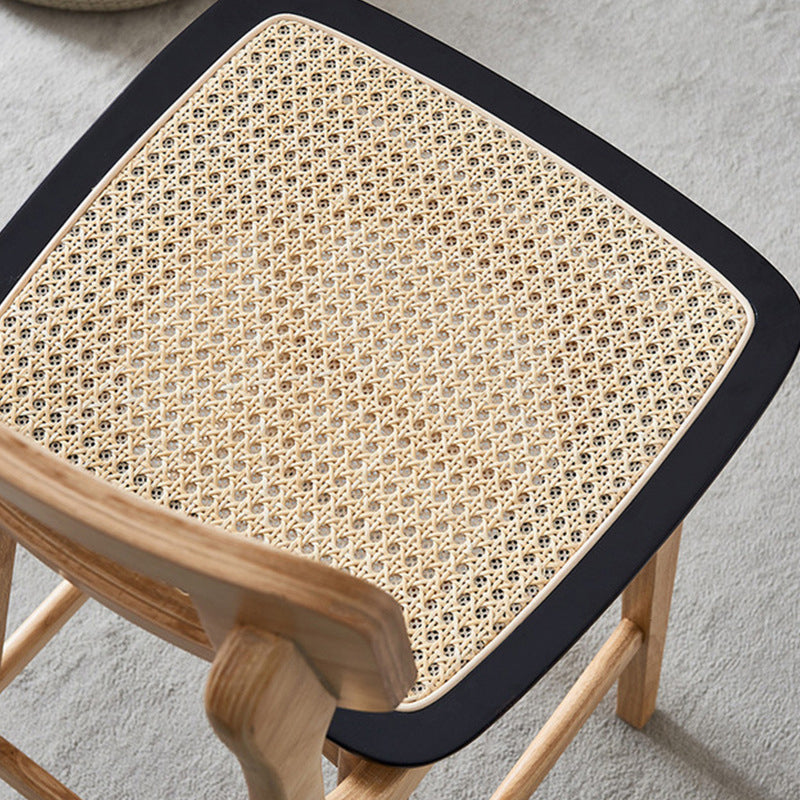 Moderno Back Back-Bar-Sobre Square Bar taburete con patas de madera