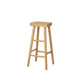 Modern Design Saddle Wooden Stools for Home Armless Stools with Wood Seat 1 Piece Counter Stool(26"H) Clearhalo 'Bar Furniture' 'Bar Stools' 'bar_stools' 'furn' 'furn_bar_stools' 'Furniture' 'Kitchen & Dining Furniture' 5724313