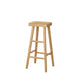 Modern Design Saddle Wooden Stools for Home Armless Stools with Wood Seat 1 Piece Bar Stool(30"H) Clearhalo 'Bar Furniture' 'Bar Stools' 'bar_stools' 'furn' 'furn_bar_stools' 'Furniture' 'Kitchen & Dining Furniture' 5724315