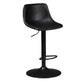 Contemporary Metal Stool Leather Upholstered Counter Stool in Matte Finish for Indoor Clearhalo 'Bar Furniture' 'Bar Stools' 'bar_stools' 'furn' 'furn_bar_stools' 'Furniture' 'Kitchen & Dining Furniture' 5724720