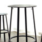 Contemporary Backless Barstool Round Seat Armless Bar Stools with 4 Metal Legs Clearhalo 'Bar Furniture' 'Bar Stools' 'bar_stools' 'furn' 'furn_bar_stools' 'Furniture' 'Kitchen & Dining Furniture' 5724762