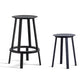 Contemporary Backless Barstool Round Seat Armless Bar Stools with 4 Metal Legs Clearhalo 'Bar Furniture' 'Bar Stools' 'bar_stools' 'furn' 'furn_bar_stools' 'Furniture' 'Kitchen & Dining Furniture' 5724764