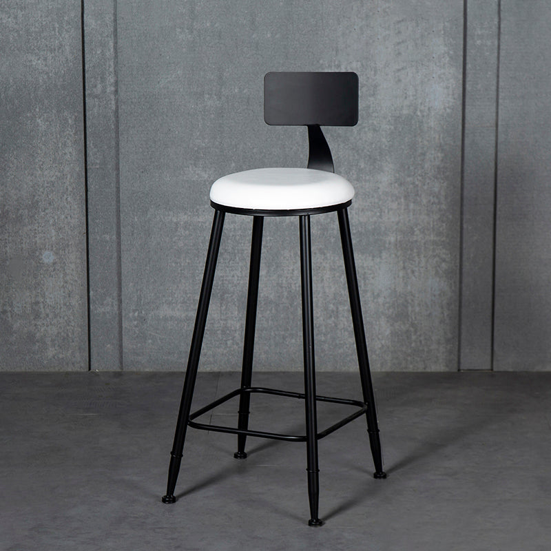 Tabouret de comptoir moderne sans accoudoirs, tabouret de Bar en fer avec coussin pour le salon