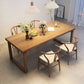Ensemble de salle à manger moderne 1/2/5 pièces, Table à manger rectangulaire en bois de pin pour cuisine et salle à manger