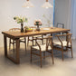 Ensemble de salle à manger moderne 1/2/5 pièces, Table à manger rectangulaire en bois de pin pour cuisine et salle à manger