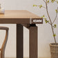 Ensemble de salle à manger moderne 1/2/5 pièces, Table à manger rectangulaire en bois de pin pour cuisine et salle à manger