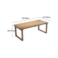 Ensemble de salle à manger moderne 1/2/5 pièces, Table à manger rectangulaire en bois de pin pour cuisine et salle à manger