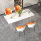 Modern 1/5 Pieces Dining Set Rectangle Stone Dining Table for Dining Room Clearhalo 'Dining Room Sets' 'Dining Tables & Seating' 'dining_room_set' 'furn' 'furn_dining_room_set' 'Furniture' 'Kitchen & Dining Furniture' 5724986