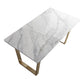 Nordic 1/2/5/7 Pieces Dining Set Rectangle Stone Dining Table for Dining Room Clearhalo 'Dining Room Sets' 'Dining Tables & Seating' 'dining_room_set' 'furn' 'furn_dining_room_set' 'Furniture' 'Kitchen & Dining Furniture' 5725004