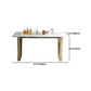 Nordic 1/2/5/7 Pieces Dining Set Rectangle Stone Dining Table for Dining Room Clearhalo 'Dining Room Sets' 'Dining Tables & Seating' 'dining_room_set' 'furn' 'furn_dining_room_set' 'Furniture' 'Kitchen & Dining Furniture' 5725032