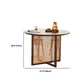 Solid Wood Dining Set 1/2/5 Pcs Round Rattan Dining Table and Chairs Clearhalo 'Dining Room Sets' 'Dining Tables & Seating' 'dining_room_set' 'furn' 'furn_dining_room_set' 'Furniture' 'Kitchen & Dining Furniture' 5725080