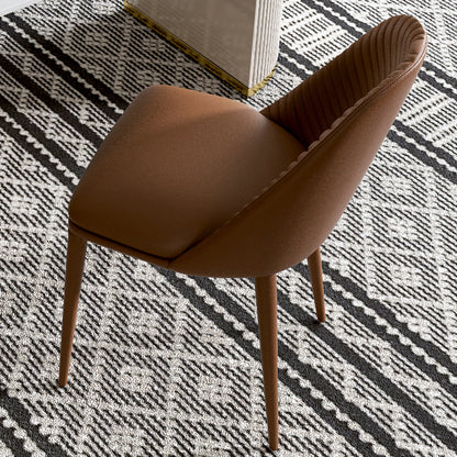 Ensemble de table ovale en pierre frittée de style Glam nordique, ensemble de 1/4/5/7 pièces
