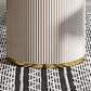 Ensemble de table ovale en pierre frittée de style Glam nordique, ensemble de 1/4/5/7 pièces