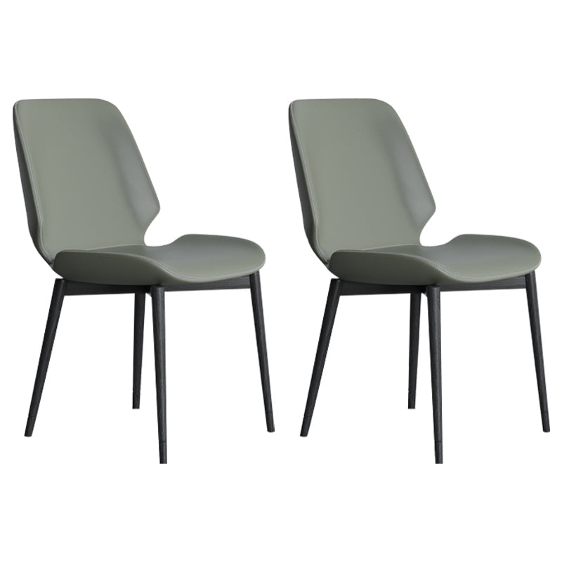 Rectangle Dining Table Set 1/2/7 Pcs Sintered Stone Table with Wingback Chairs 2 Green Chairs Clearhalo 'Dining Room Sets' 'Dining Tables & Seating' 'dining_room_set' 'furn' 'furn_dining_room_set' 'Furniture' 'Kitchen & Dining Furniture' 5725101