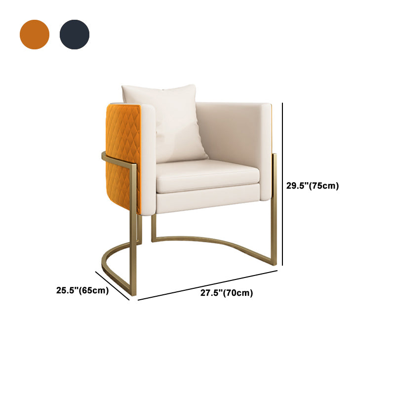 Glam Gold Steel Dining Set 1/5 Pieces Indoor Dining Furniture Clearhalo 'Dining Room Sets' 'Dining Tables & Seating' 'dining_room_set' 'furn' 'furn_dining_room_set' 'Furniture' 'Kitchen & Dining Furniture' 5725173