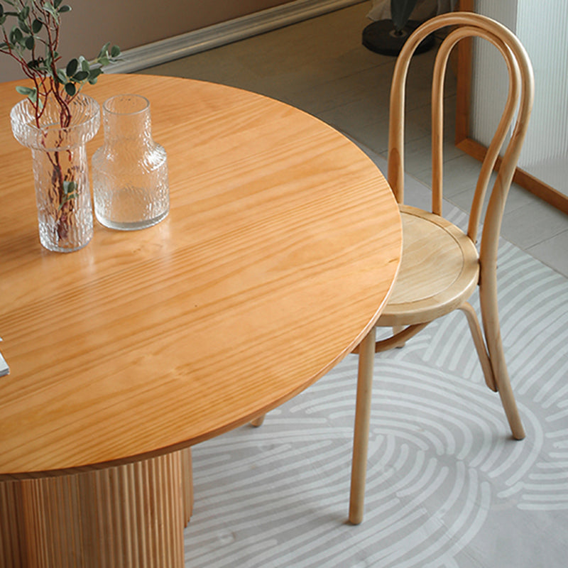 Contemporary Dining Set 1/2/5/7 Pcs Solid Wood Dining Table and Chairs Clearhalo 'Dining Room Sets' 'Dining Tables & Seating' 'dining_room_set' 'furn' 'furn_dining_room_set' 'Furniture' 'Kitchen & Dining Furniture' 5725179