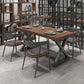Ensemble de Table à manger rectangulaire moderne, 1/2/5 pièces, Table et chaises en bois massif
