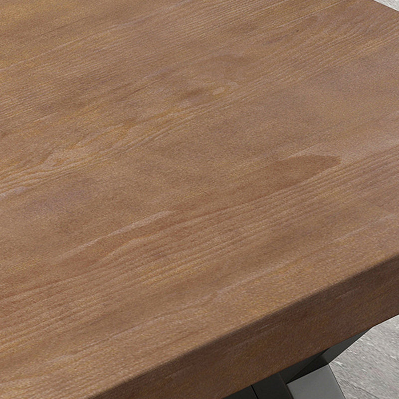 Ensemble de Table à manger rectangulaire moderne, 1/2/5 pièces, Table et chaises en bois massif